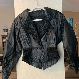 Vintage 80s Wilson’s Leather Cropped Jacket